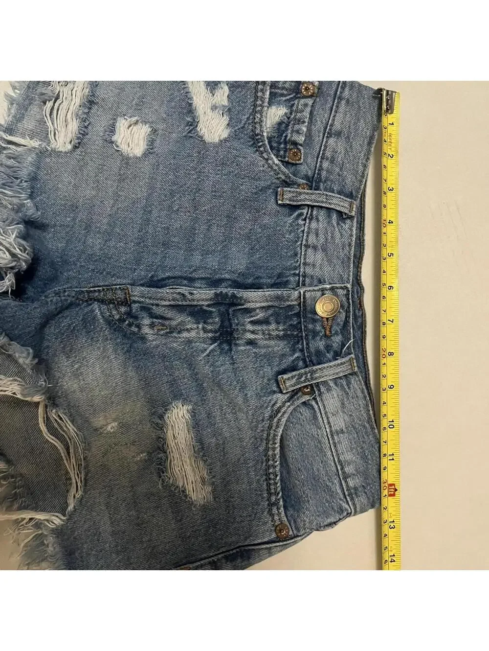 aeropostale denim mini shorts - Picture 2 of 8